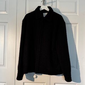 COS Men’s Textured Wool Relaxed Jacket